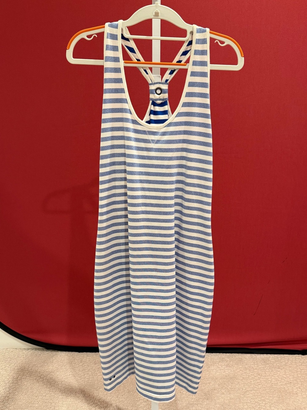 Converse Blue & White Striped One Star Tank Top Dress